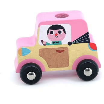 Nakładanka drewniana Laweta na 4 auta Vilac 7636