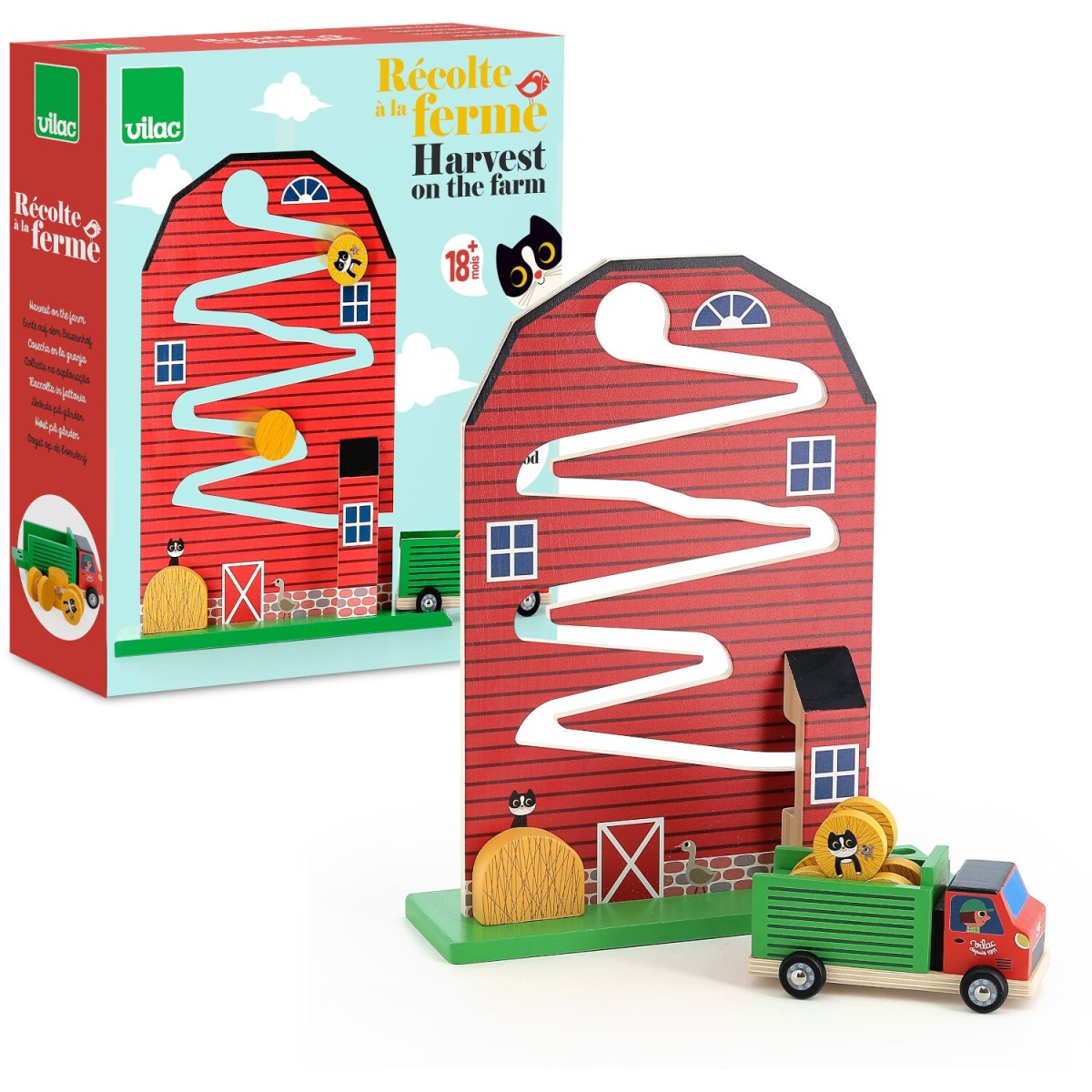 Żniwa na Farmie zabawka drewniana manipulacyjna Vilac 7638