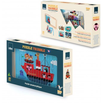 Puzzle 4-wymiarowe "Pojazdy" Vilac 7639