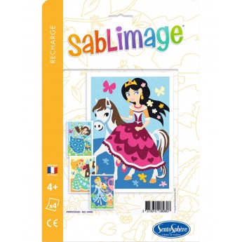 Księżniczki plansze do malowania piaskiem Sablimage, SentoSphere | Dadum