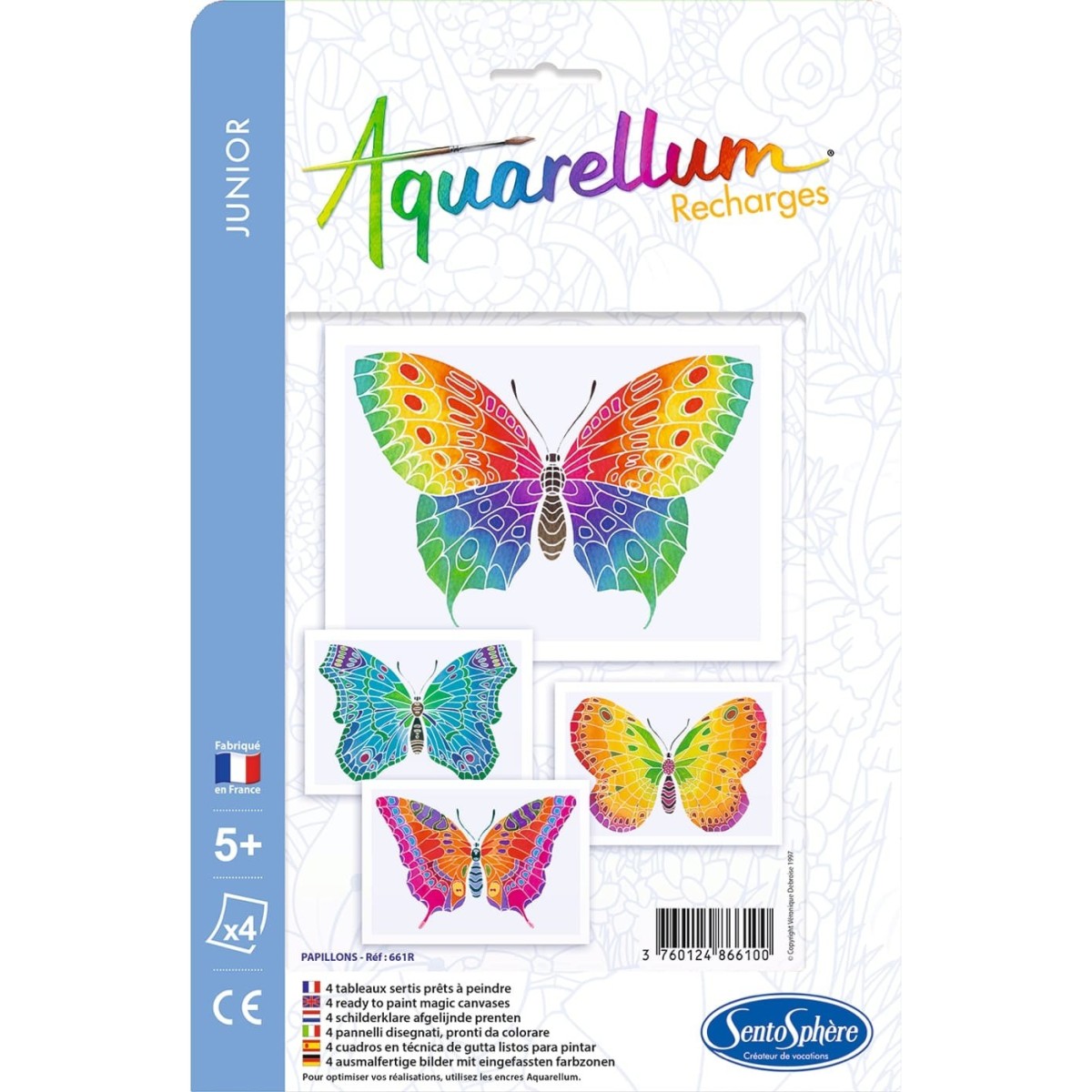 Motylki plansze do Aquarellum Junior, SentoSphere | Dadum