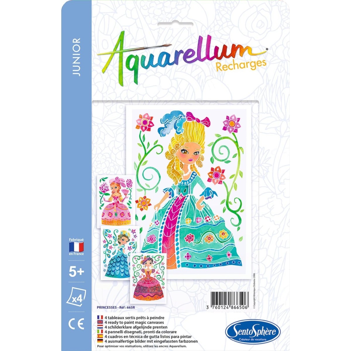 Księżniczki plansze do Aquarellum Junior, SentoSphere | Dadum