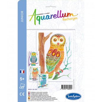 Sówki plansze do Aquarellum Junior, SentoSphere | Dadum
