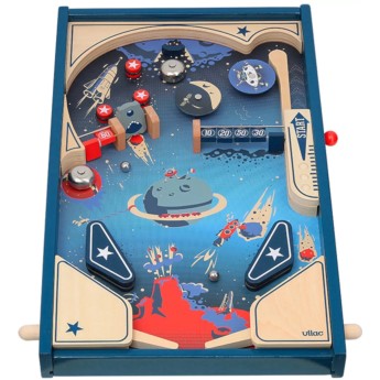 Vilac Flipper drewniany Kosmos gra zręcznościowa +5 | Dadum