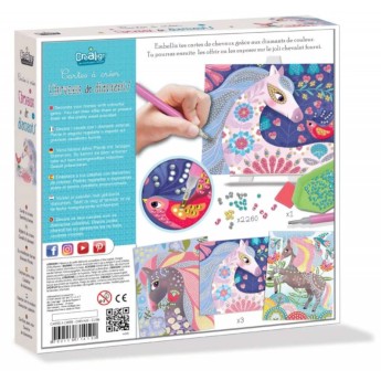 Crea Lign' Obrazy z diamentami do robienia Konie +5 | Dadum