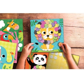 Crea Lign' Obrazy filcowe Sawanna zabawka plastyczna +3 | Dadum