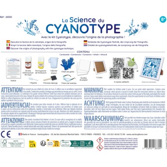 SentoSphere Zestaw do nauki techniki cyjanotypii +8