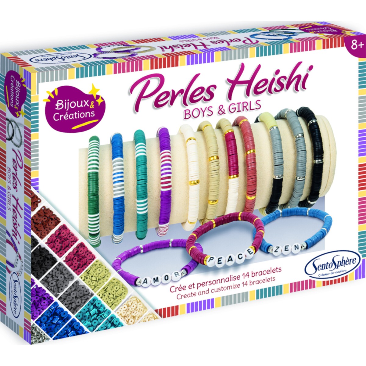 Biżuteria z koralików Heishi - Boys & Girls - SentoSphere 80002