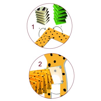 Sawanna papierowe zwierzęta do składania CL172