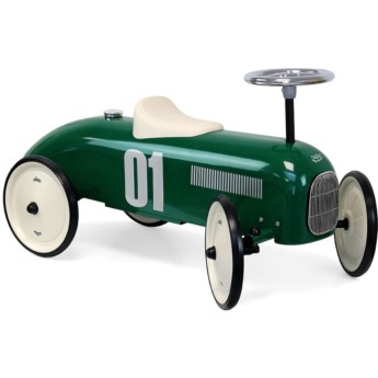 British Green vintage car