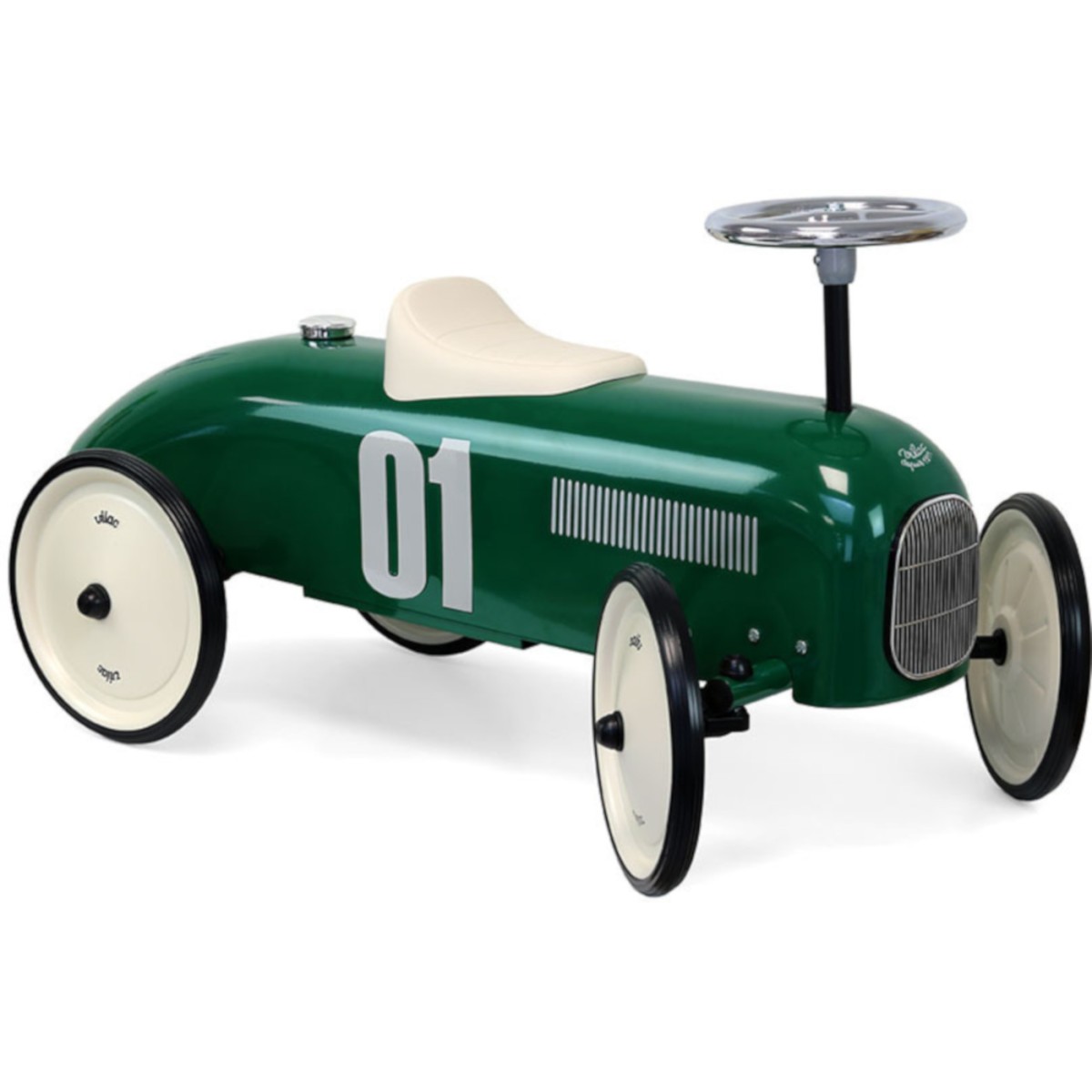 British Green vintage car