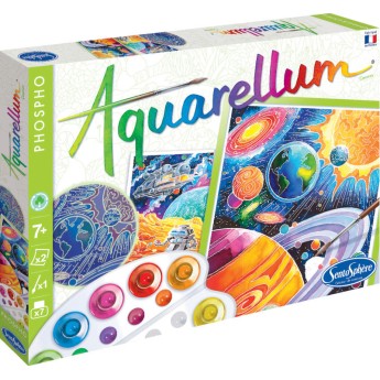 SentoSphere Aquarellum Świecący Kosmos 2 obrazy A4 + farby 6413