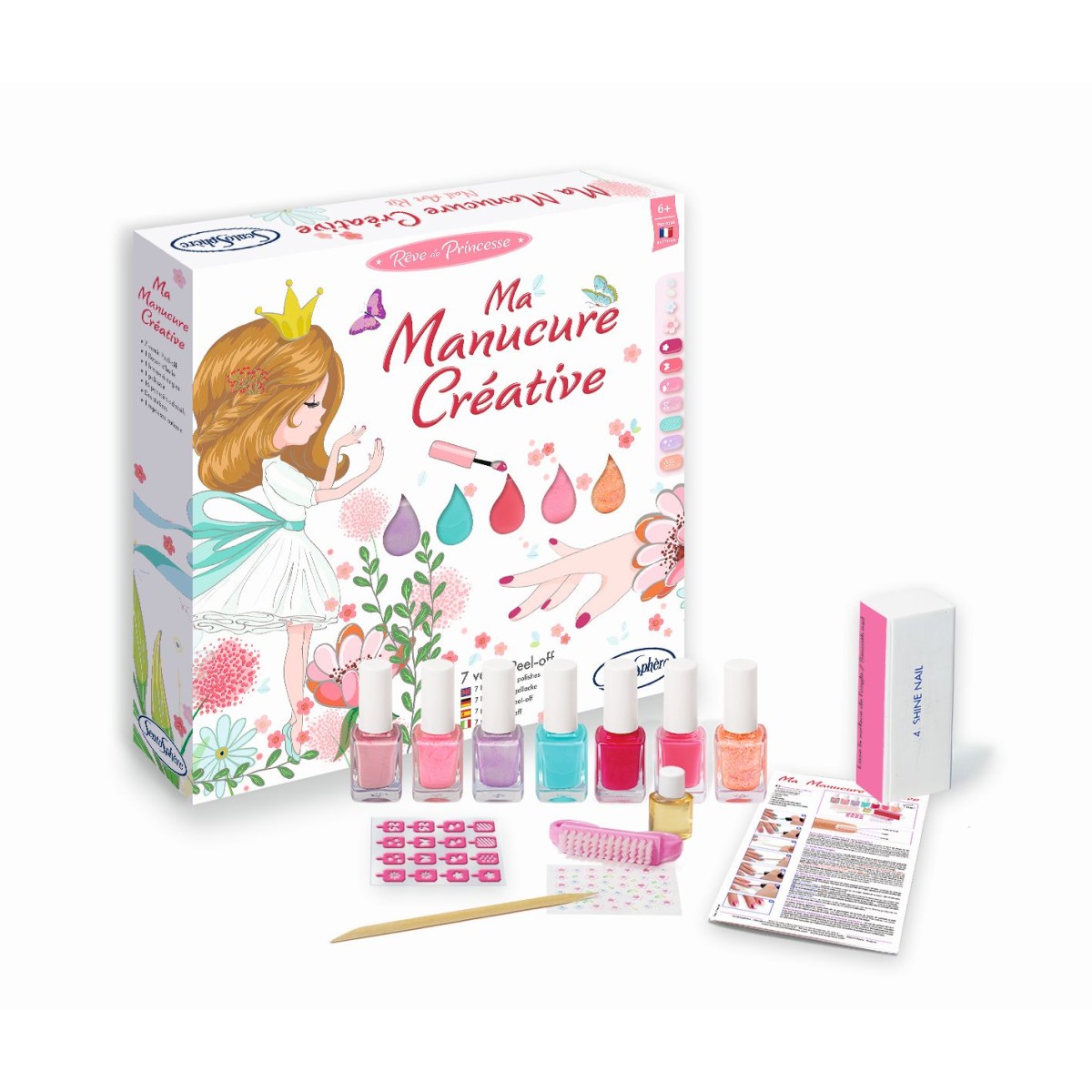 Lakiery do paznokci dla dzieci Moja Manicure duży zestaw +8, SentoSphere