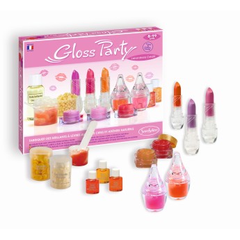 Zestaw do robienia szminek Gloss Party dla 7 latki, SentoSphere
