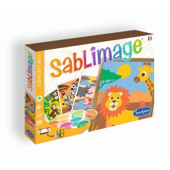 Sawanna 4 obrazki piaskowe Sablimage, SentoSphere | Dadum