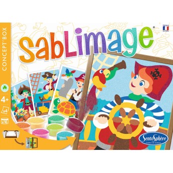 SentoSphere Sablimage Piraci 4 obrazki piaskowe 889