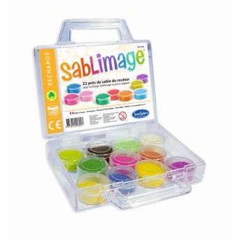 Piasek w 22 kolorach do malowania Sablimage, SentoSphere