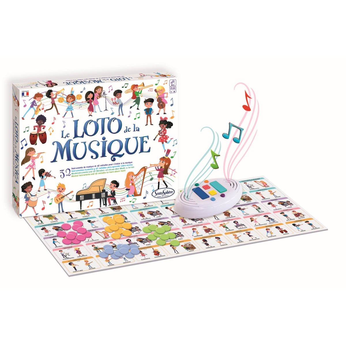 Lotto Muzyczne - rozpoznawanie instrumentów muzycznych, SentoSphere