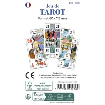 Zestaw kart tarota – 78 kart