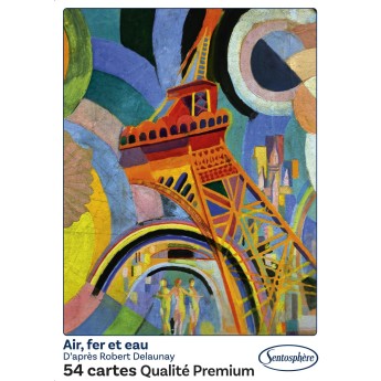Zestawy 54 kart – robert delaunay – powietrze, żelazo i woda
