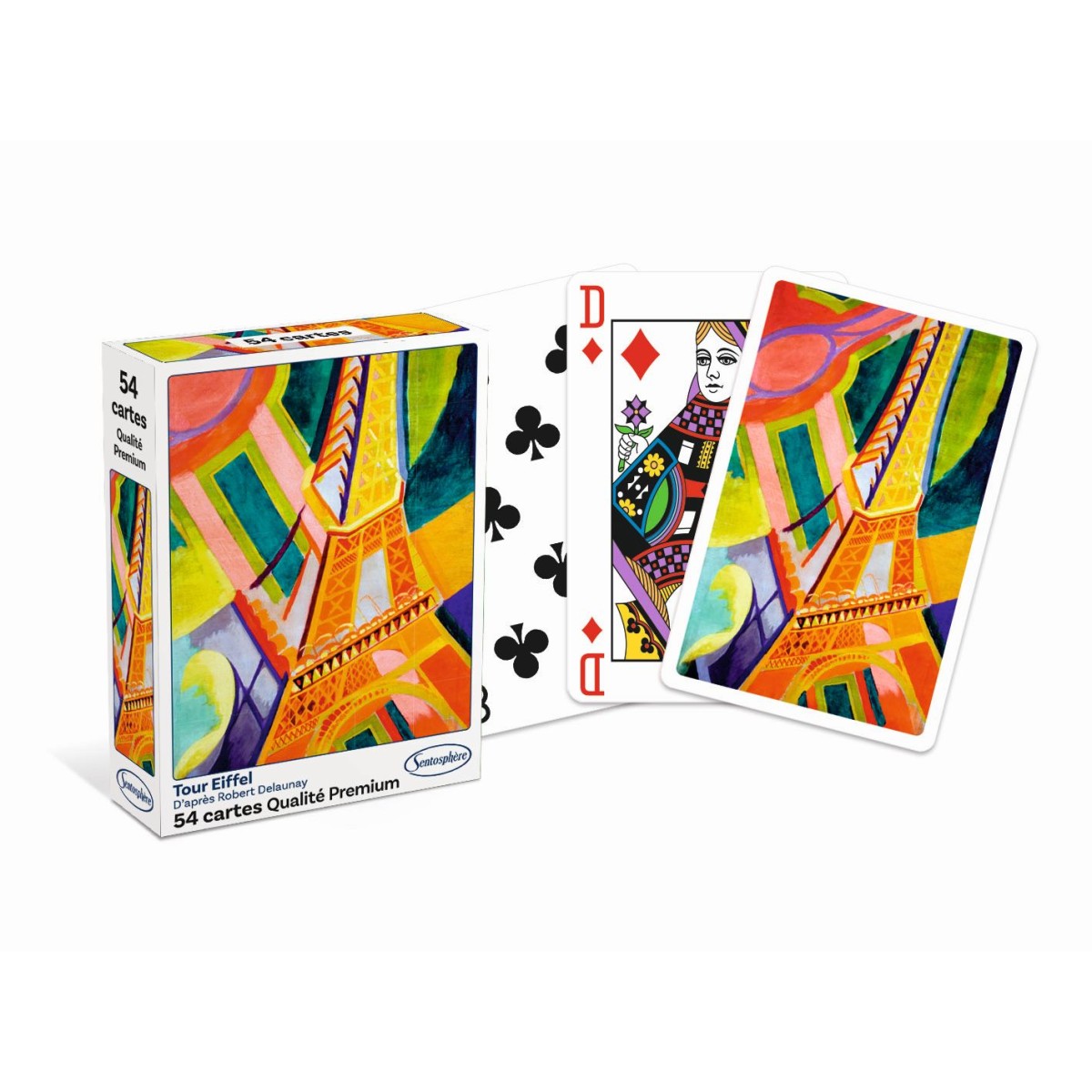 Zestawy 54 kart – robert delaunay – wieża eiffla