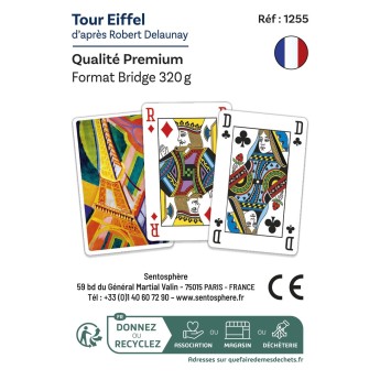 Zestawy 54 kart – robert delaunay – wieża eiffla