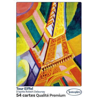 Zestawy 54 kart – robert delaunay – wieża eiffla