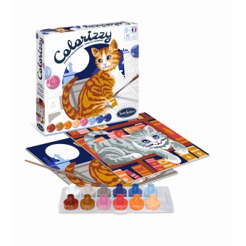 SentoSphere COLORIZZY Koty malowanie po numerach 4503