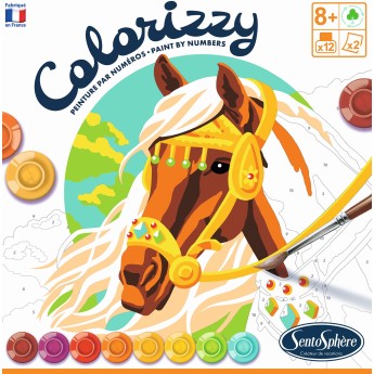SentoSphere COLORIZZY Konie malowanie po numerach 4506