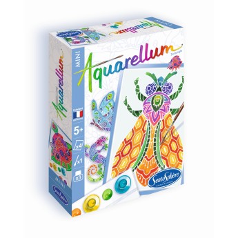 Aquarellum Mini Zentangle 2 obrazy pocztówki i farby 6007