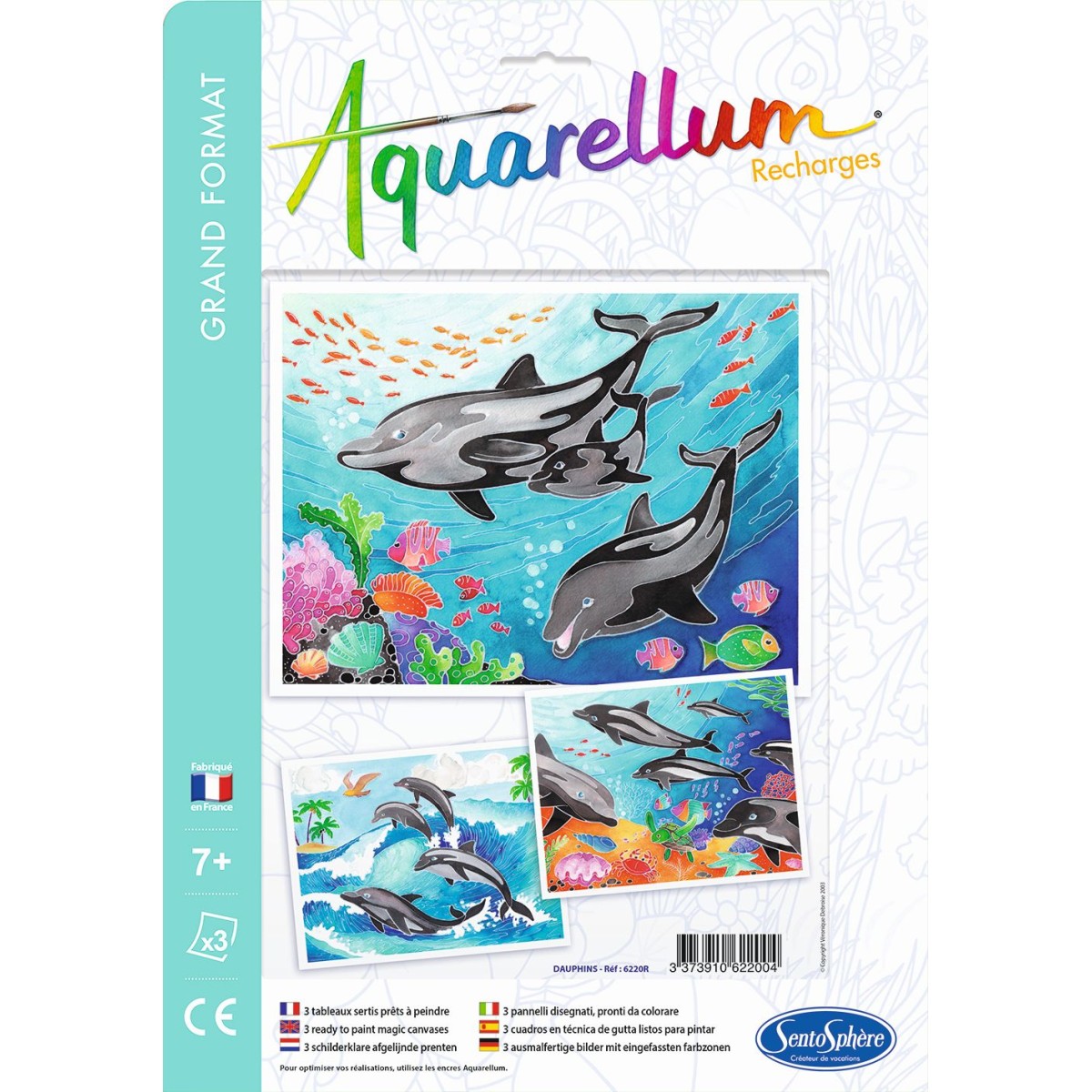 Delfiny plansze do Aquarellum, SentoSphere