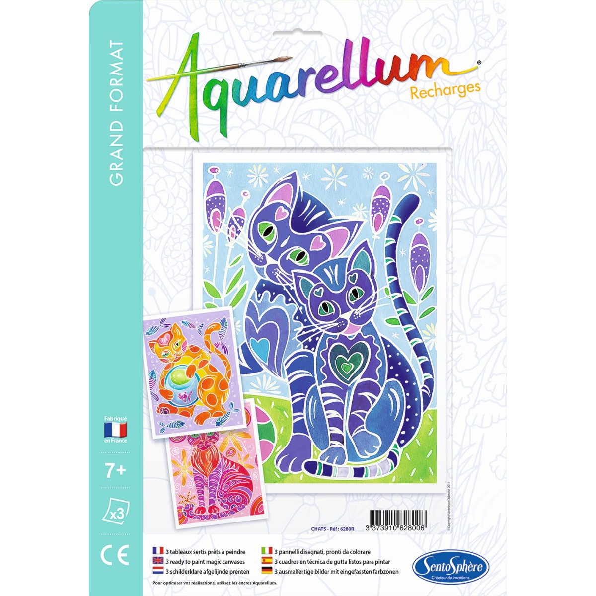 Koty plansze do Aquarellum, SentoSphere