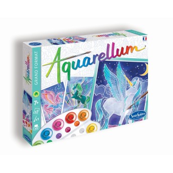 Aquarellum Pegaz 3 obrazy A4 i farby 6320e | Dadum