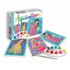 Glamour Girls 3 obrazy do malowania i farby Aquarellum, SentoSphere