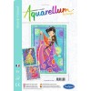 Aquarellum Glamour Girl 3 plansze zapasowe do malowania, SentoSphere
