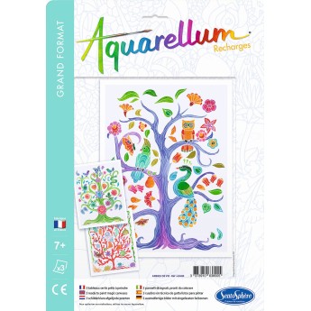 Aquarellum Drzewa Życia 3 plansze zapasowe do malowania, SentoSphere