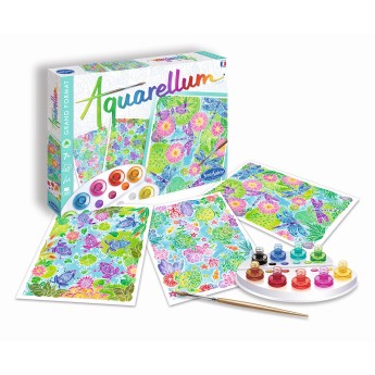 Aquarellum Z Lotu Ptaka 3 duże obrazy i farby +7, SentoSphere