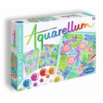 Aquarellum Z Lotu Ptaka 3 duże obrazy i farby +7, SentoSphere