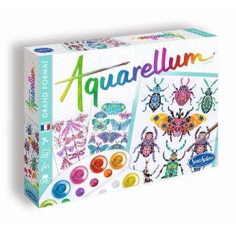 Aquarellum Insektarium 3 obrazy A4 i farby 6402