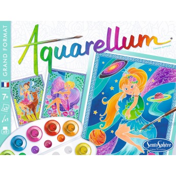 Aquarellum Greckie Boginie 3 obrazy A4 i farby 6403