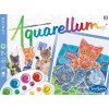 Aquarellum Junior Kotki 4 obrazy A5 i farby 6506