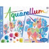 Aquarellum Junior Jednorożce 4 obrazy A5 i farby 6507