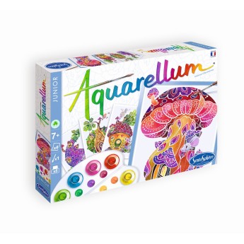 Aquarellum Leśne Domki 4 obrazy 6513
