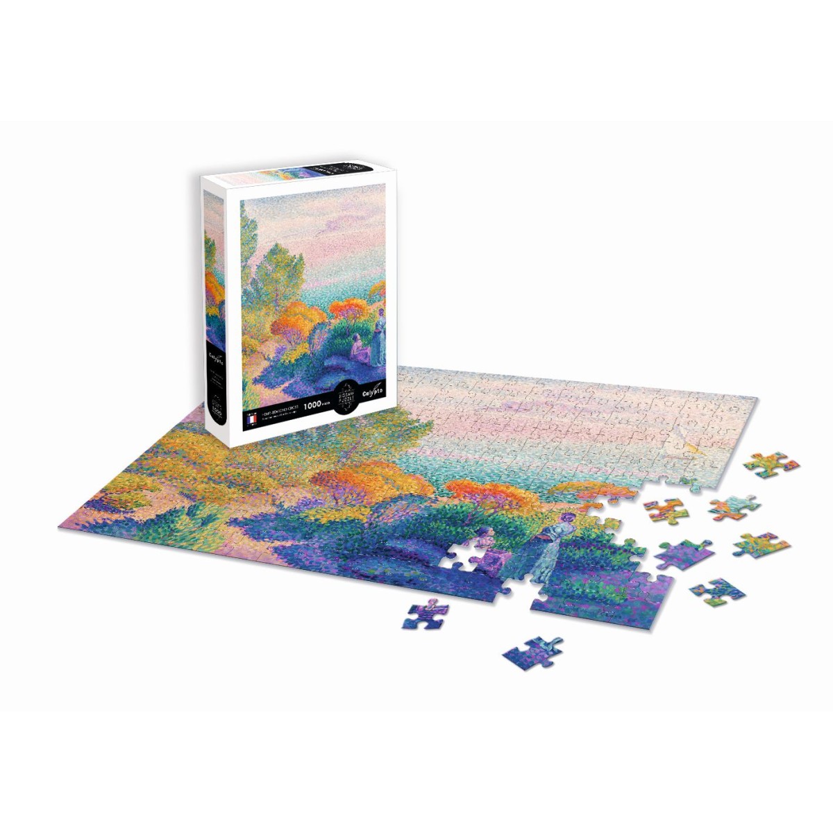 Puzzle 1000 Dwie Kobiety Nad Brzegiem Morza Śródziemnego (Cross), Calypto