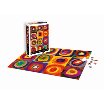 Puzzle 1000 el. Kwadraty i koncentryczne okręgi, Kandinsky, Calypto