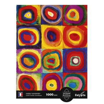 Puzzle 1000 el. Kwadraty i koncentryczne okręgi, Kandinsky | Dadum