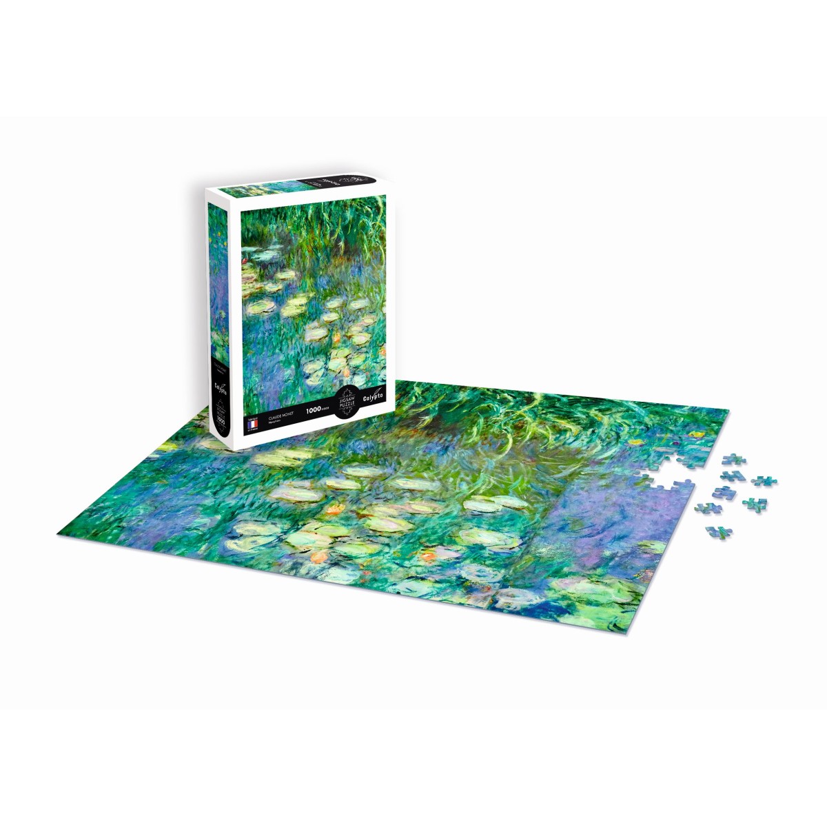 Puzzle 1000 el. Nenufary, Claude Monet, Calypto