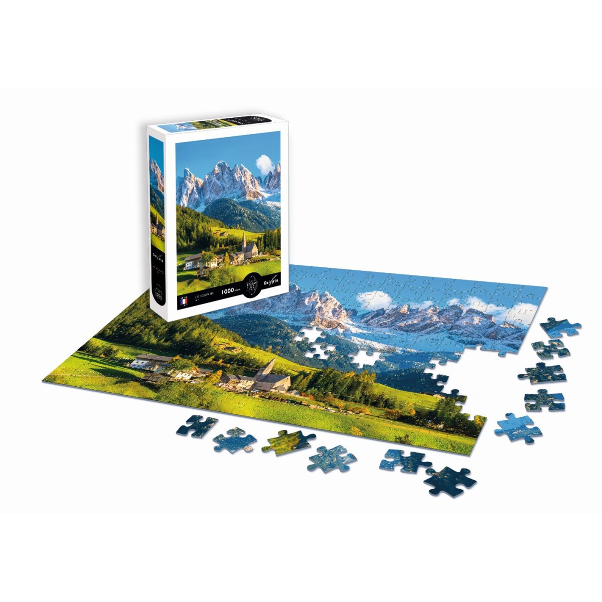 Puzzle 1000 Dolomity - Włochy, Calypto