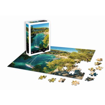 Puzzle 1000 Calanques de Cassis - Lazurowe Wybrzeże (Francja), Calypto