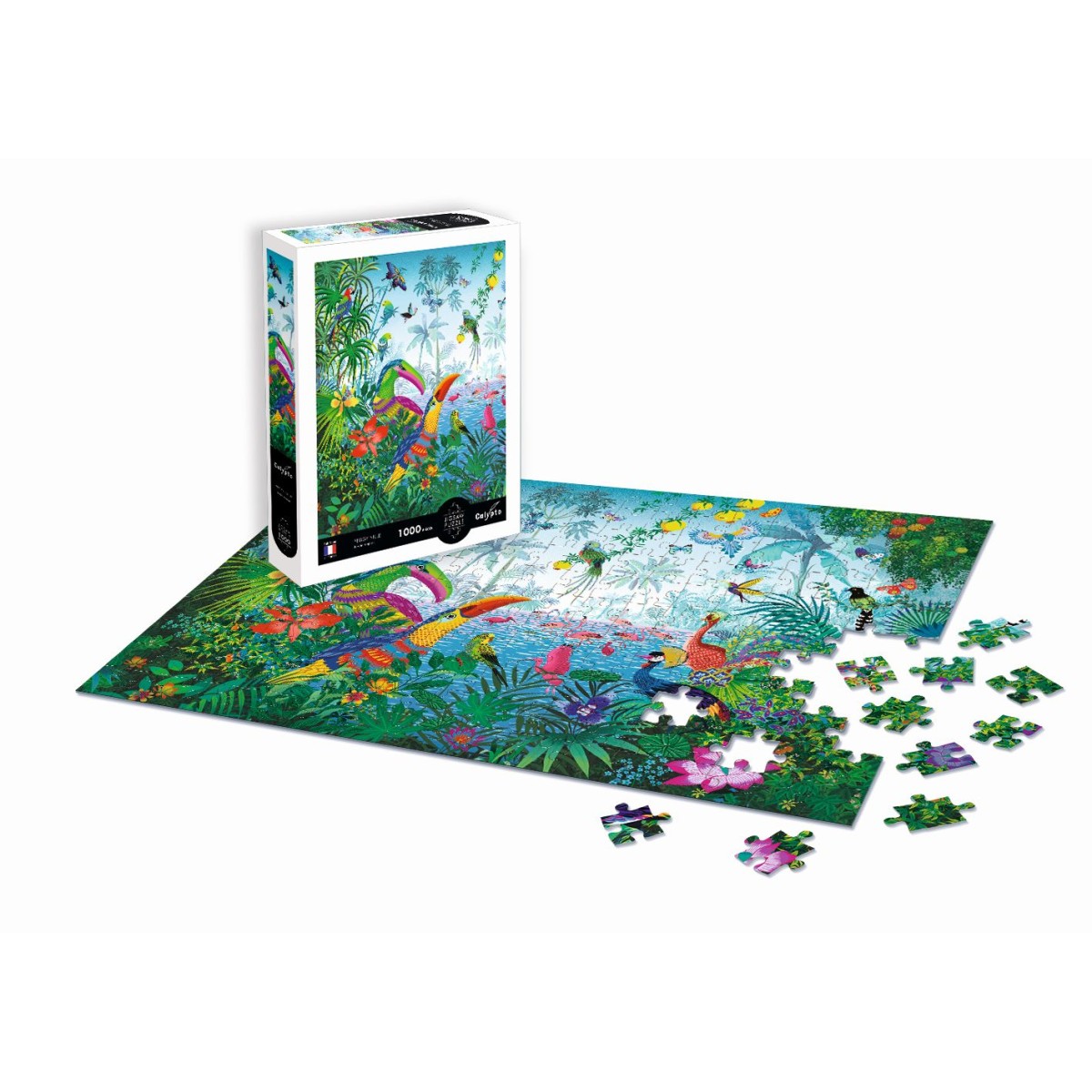 Puzzle 1000 Ogród Tropikalny (Nille), Calypto